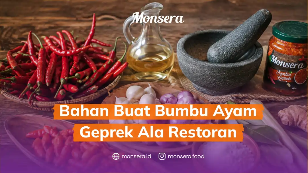 Bahan Buat Bumbu Ayam Geprek Ala Restoran