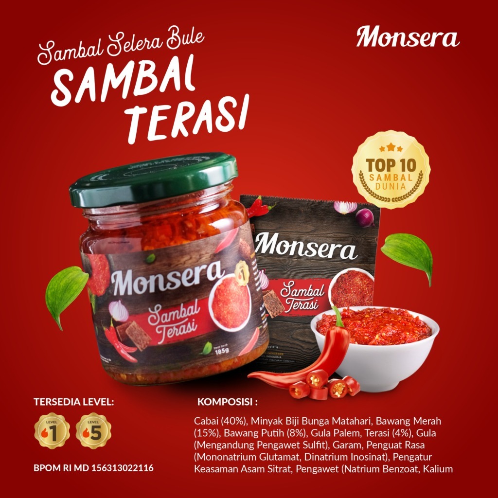 Monsera Sambal Terasi