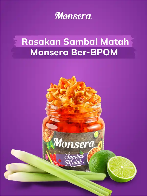 Rasakan Sambal Matah Monsera Ber-BPOM