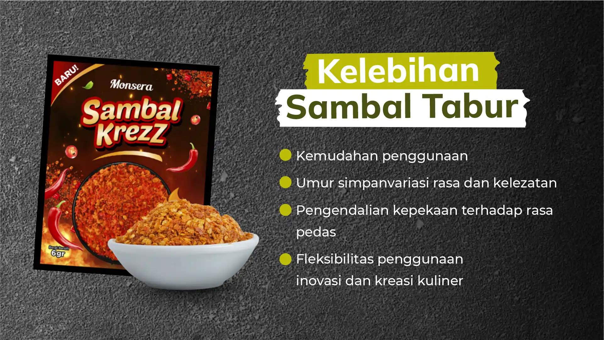 Kelebihan Sambal Tabur