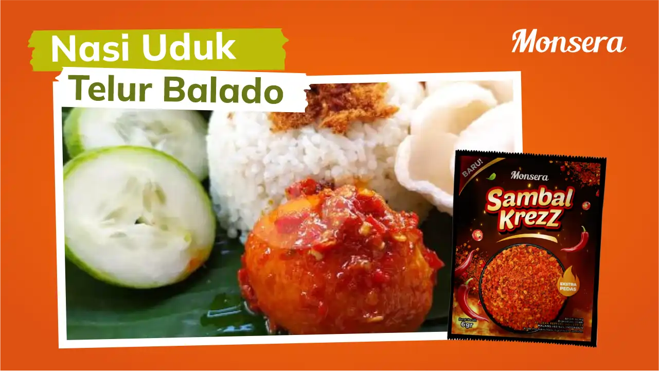 Resep Nasi Uduk Telur Balado