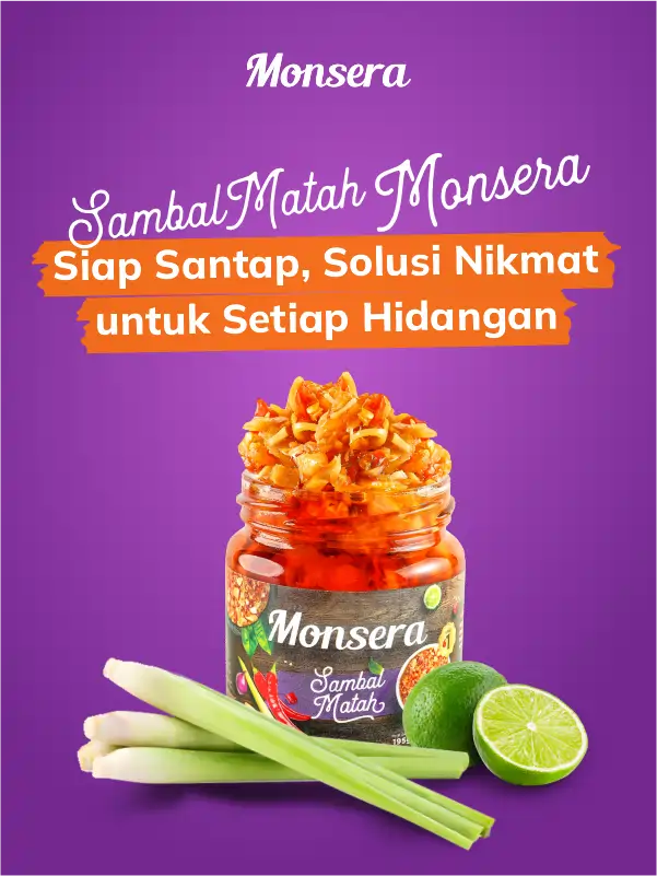 Sambal Matah Monsera Siap Santap, Solusi Nikmat untuk Setiap Hidangan