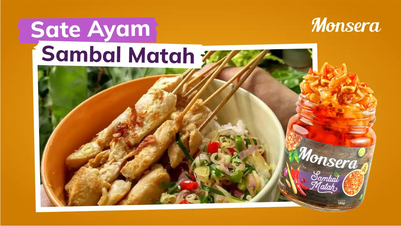 Resep Sate Ayam Sambal Matah Monsera