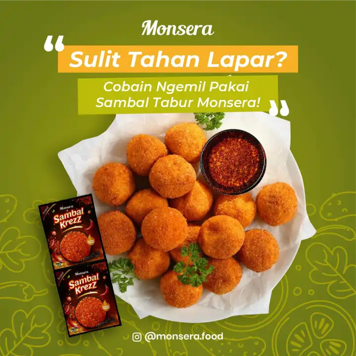 Sambal Tabur Monsera Bentuk Modern Rasa Tradisional