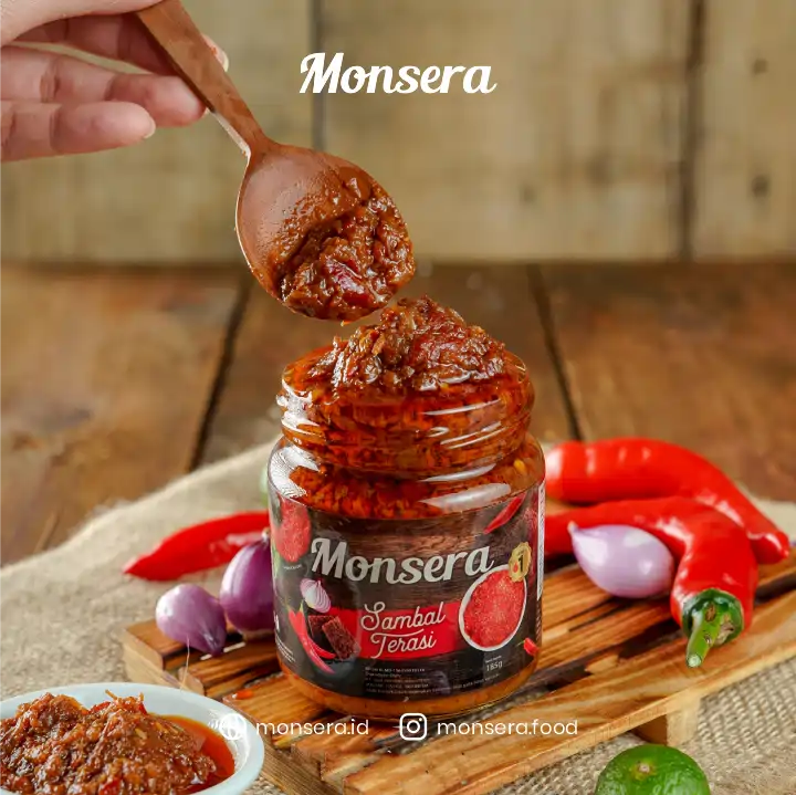 Sambal Terasi Monsera Pelengkap Sebuah Hidangan