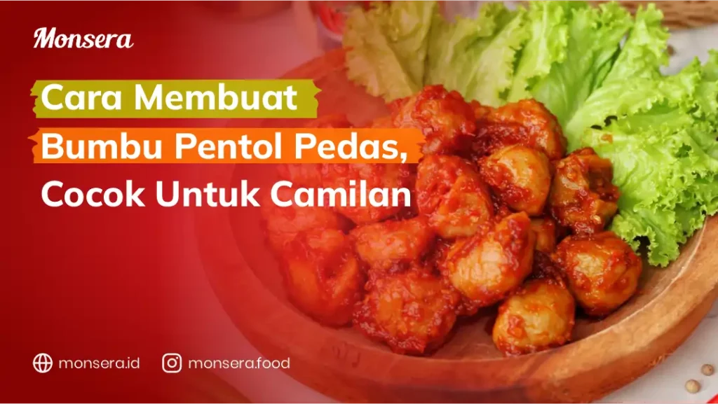 Cara Membuat Bumbu Pentol Pedas, Cocok Untuk Camilan