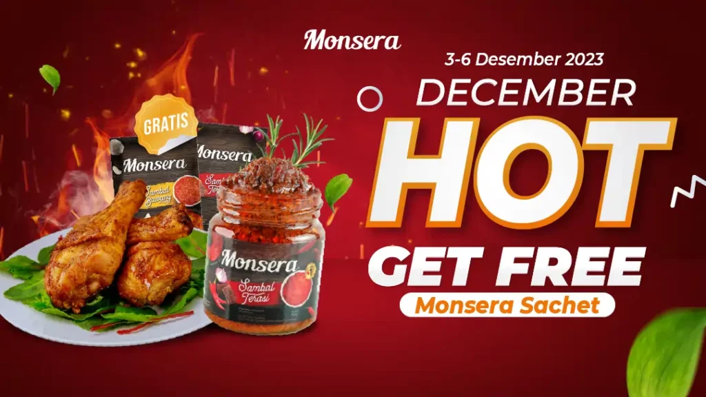 Desember Hot, Promo Beli 1 Bonus 3 Sambal