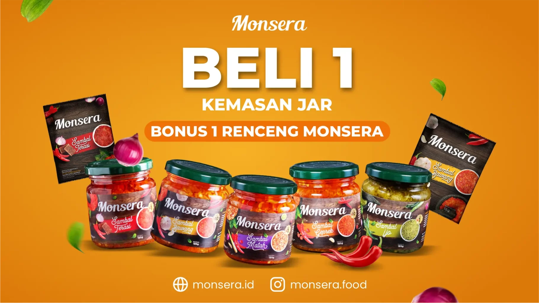 Bonus Sambal Monsera 1 Renceng