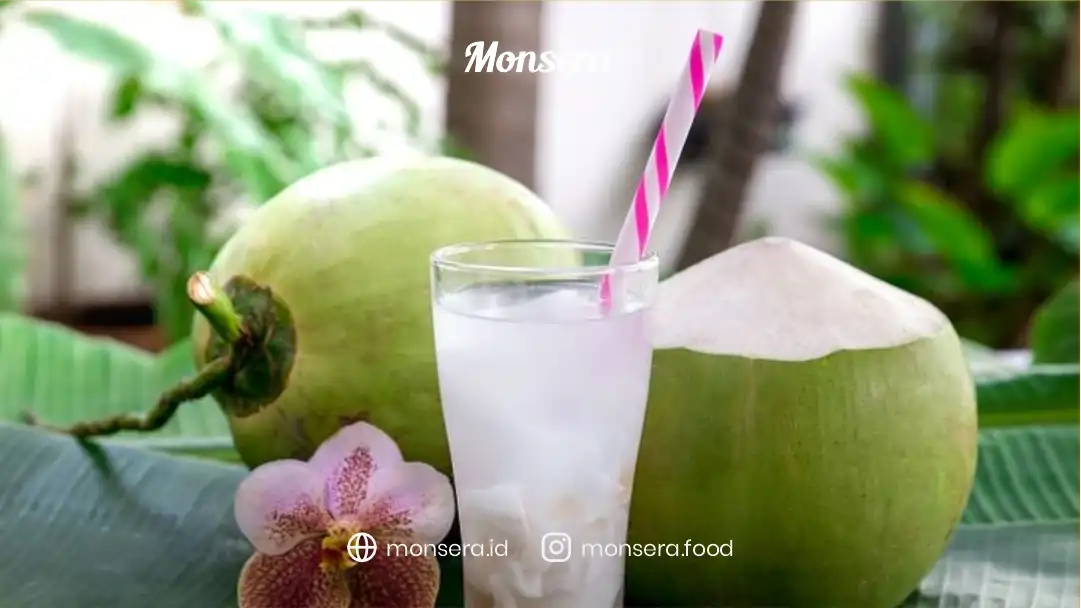 Menu Prasmanan Hajatan Es Kelapa Muda