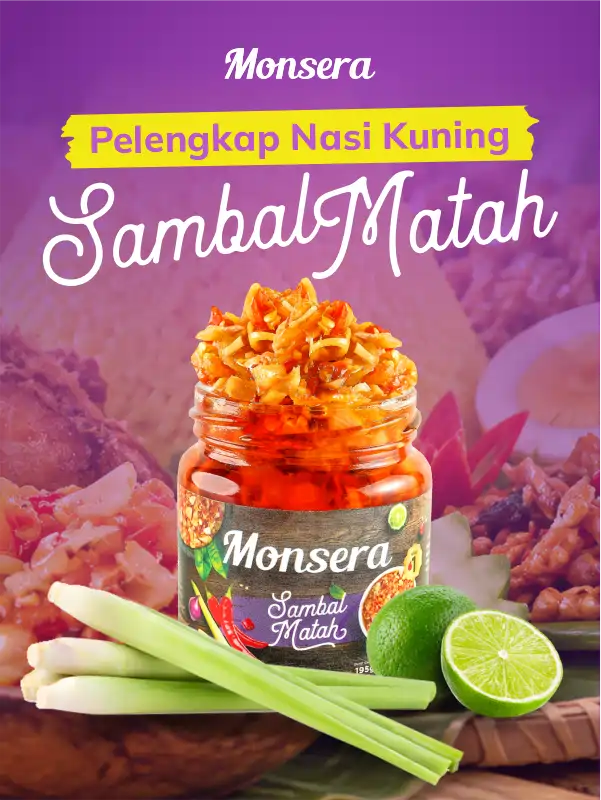 Sambal Matah Monsera, Pelengkap Nasi Kuning