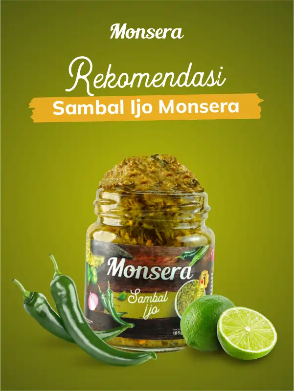 Sambal Ijo Monsera untuk Pelengkap Nasi Kotak