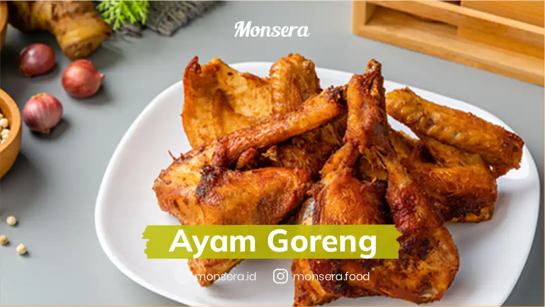 Ayam Goreng Lauk Pendamping Sayur Bobor
