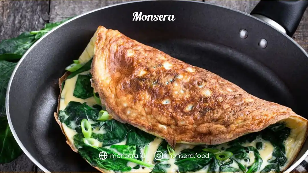 Omelet Bayam