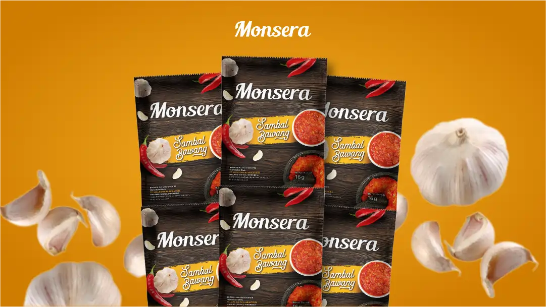 Sambal Bawang Monsera Kemasan