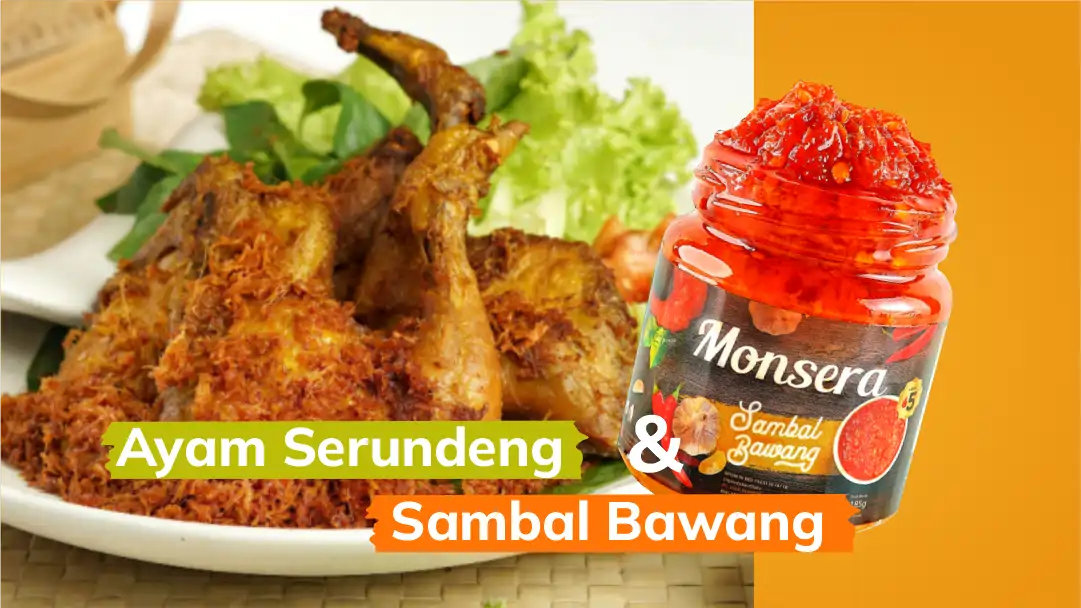 Ayam Serundeng Lauk yang Cocok dengan Sambal Bawang