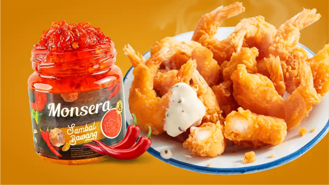 Resep Udang Krispi Sambal Bawang Monsera