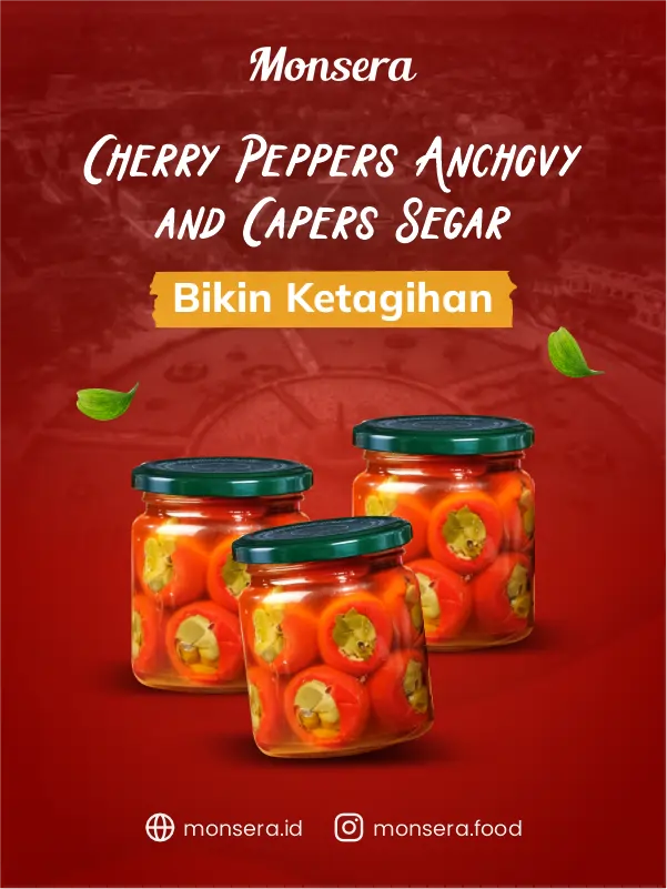Cherry Peppers Anchovy and Capers Segar dan Bikin Ketagihan