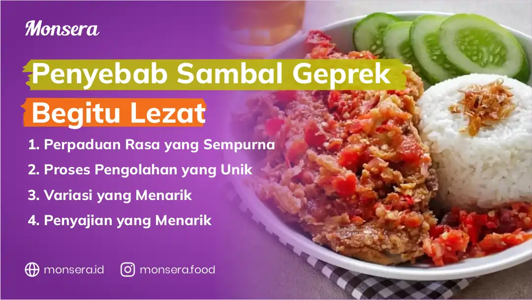 Penyebab Sambal Geprek Begitu Lezat