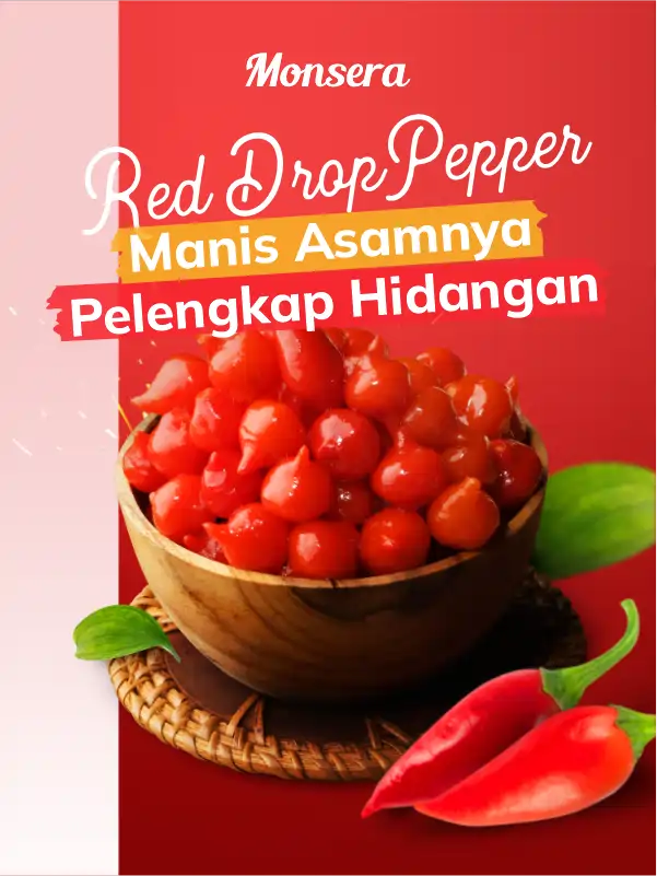 Red Drop Pepper Sweet Salsa, Manis Asamnya Pelengkap Hidangan