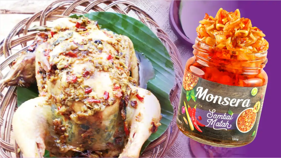 Resep Ayam Betutu Sambal Matah Monsera