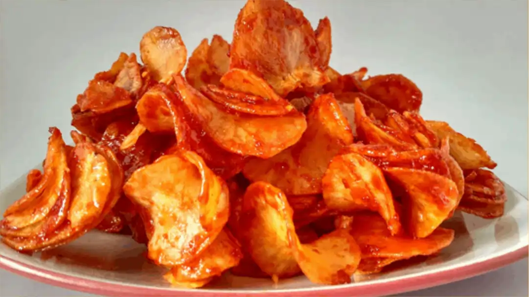 Resep Camilan Gurih Simple Keripik Singkong Pedas