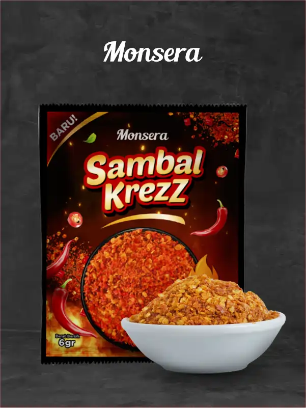 Sambal Krezz Monsera Pedasnya Menggigit