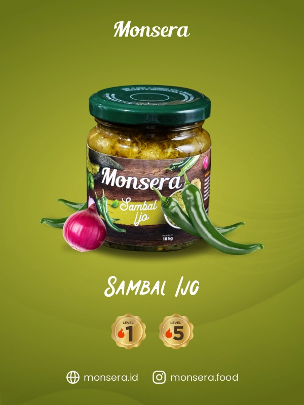 Sambal Ijo Monsera Pedas Menggugah Selera