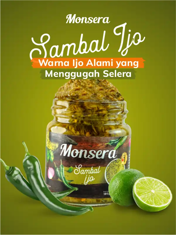 Sambal Ijo Monsera, Warna Ijo yang Menggugah Selera