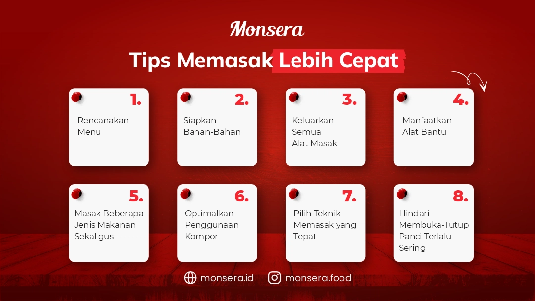Tips Memasak Lebih Cepat