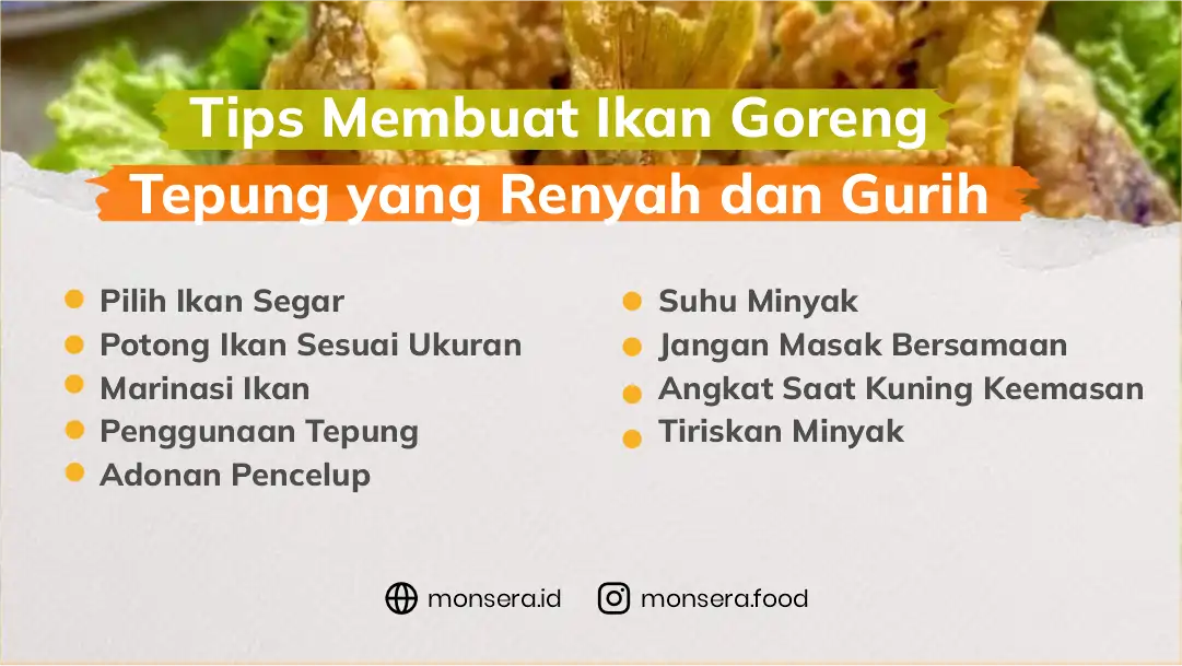 Tips Membuat Ikan Goreng Tepung yang Renyah dan Gurih