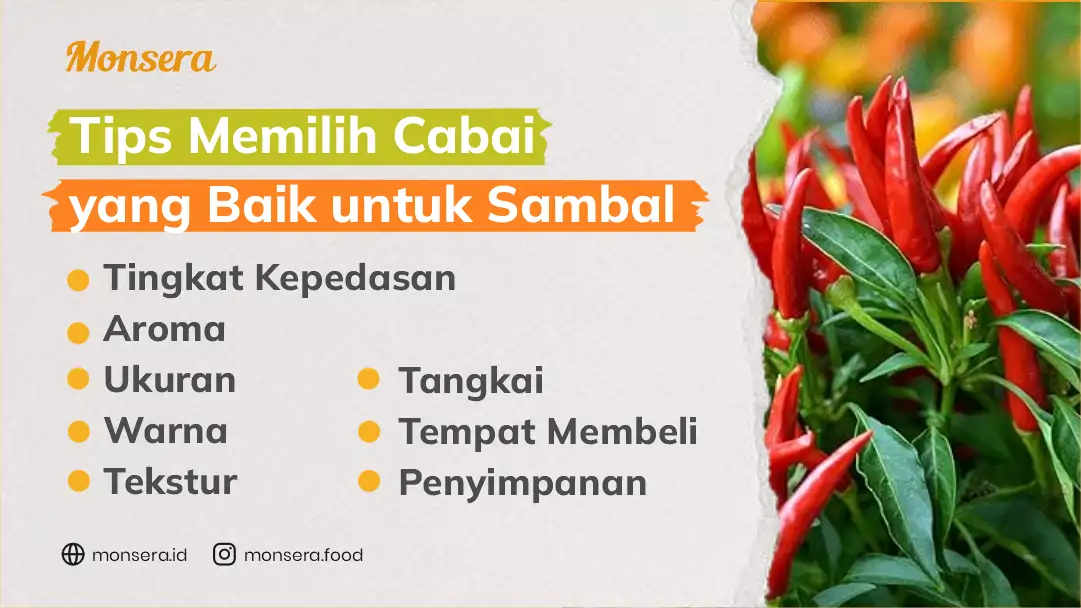 Tips Memilih Cabai yang Baik untuk Membuat Sambal