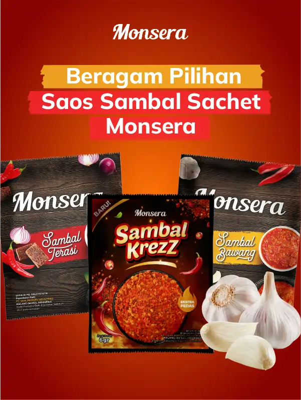 Beragam Pilihan Saos Sambal Sachet Monsera