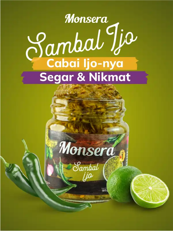 Jual Sambal Ijo Monsera, Segar dan Nikmat