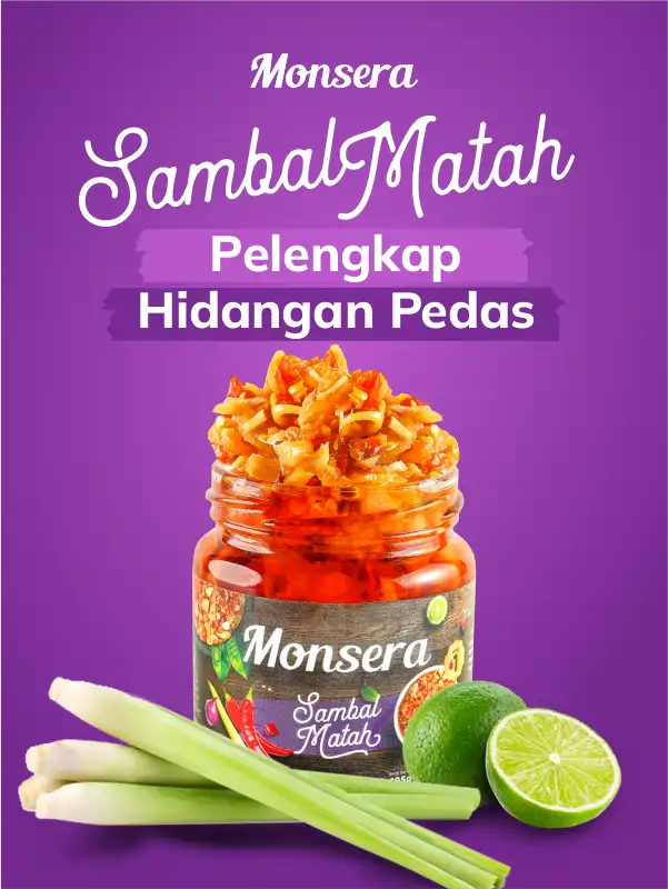 Sambal Matah Monsera Pelengkap Hidangan yang Pedas