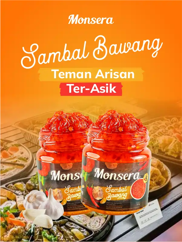 Sambal Bawang Monsera, Teman Arisan Ter-Asik