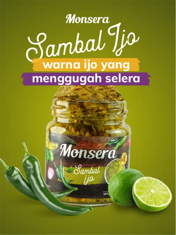 Sambal Ijo Monsera, Warna Ijo yang Menggugah Selera