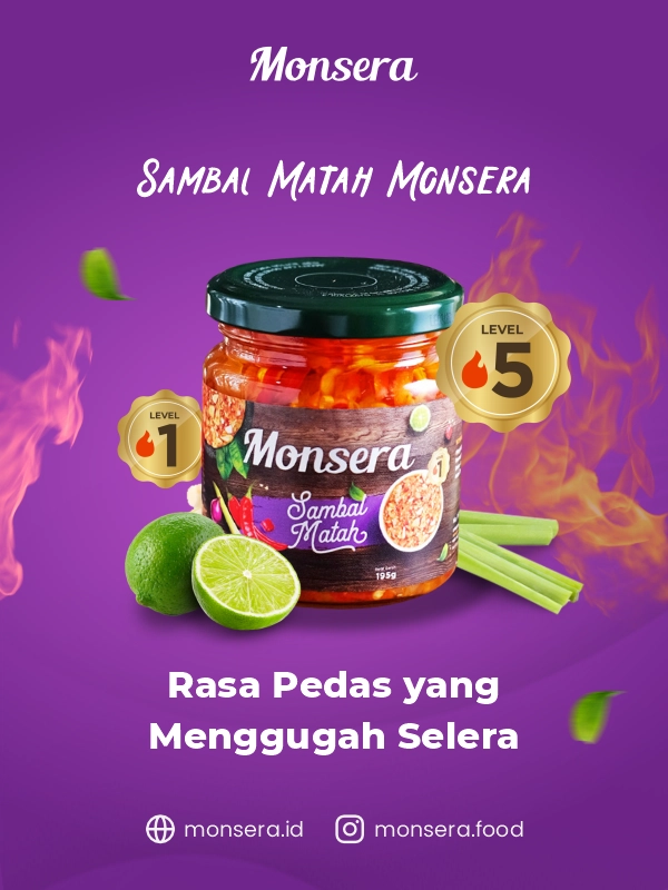 Sambal Matah Monsera, Rasa Pedas yang Menggugah Selera