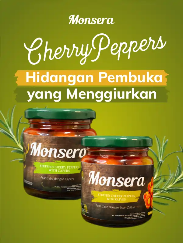 Cherry Papers Monsera, Hidangan Pembuka yang Menggiurkan