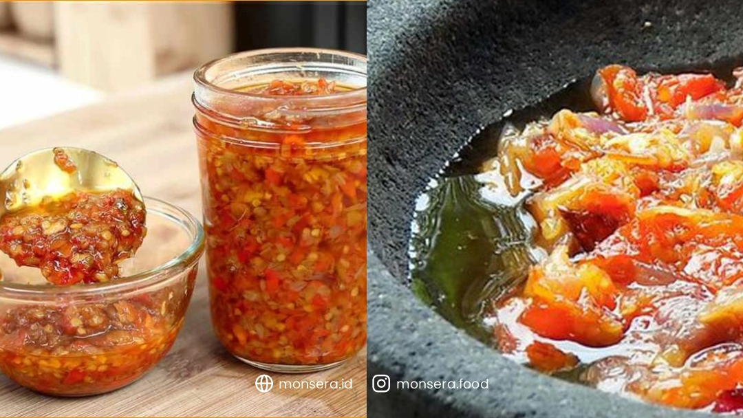 Sambal Bawang Diulek vs Diblender