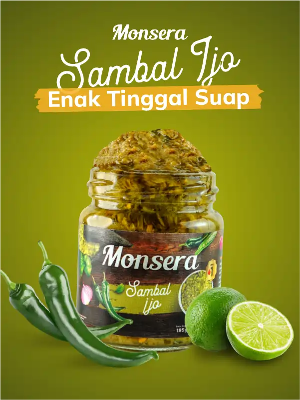 Sambal Ijo Monsera, Enak Tinggal Suap