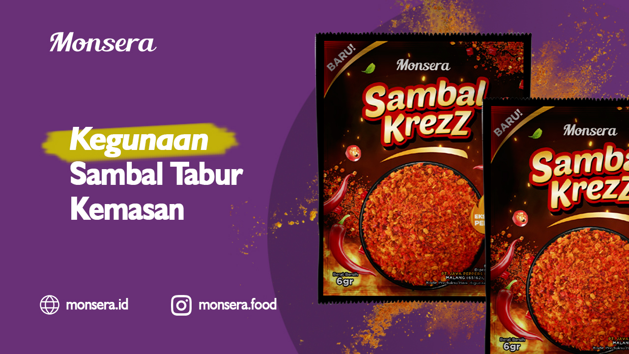Kegunaan Sambal Tabur Kemasan