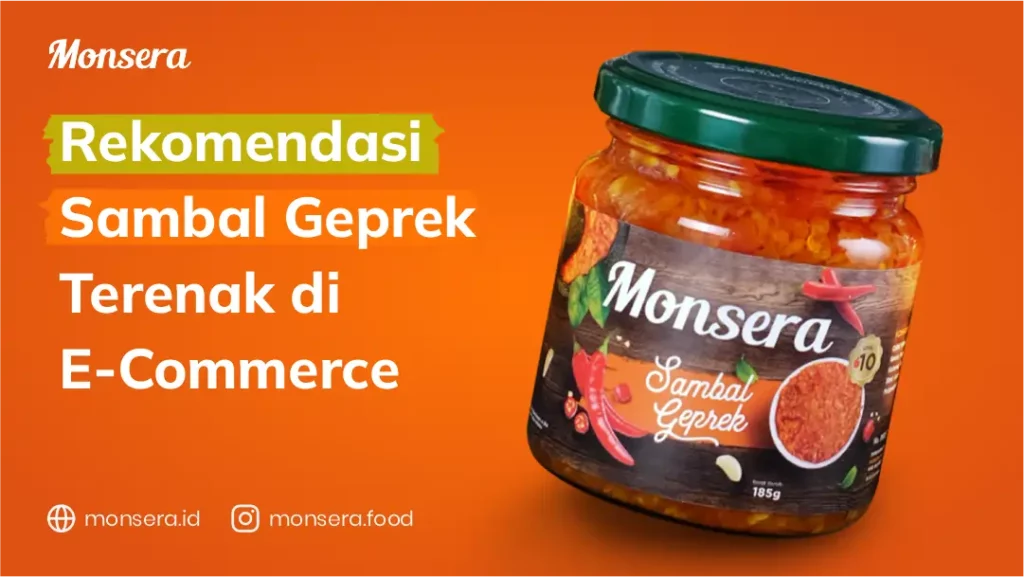 Rekomendasi Sambal Geprek Terenak di E-commerce