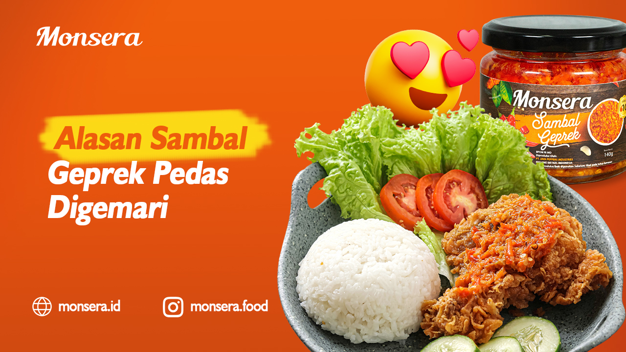 Alasan Sambal Geprek Pedas Digemari