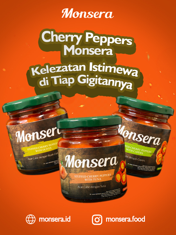 Cherry Peppers Monsera, Kelezatan Istimewa di Tiap Gigitannya