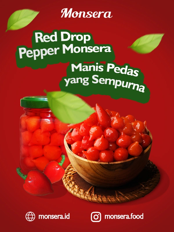 Red Drop Pepper Monsera, Manis Pedas yang Sempurna