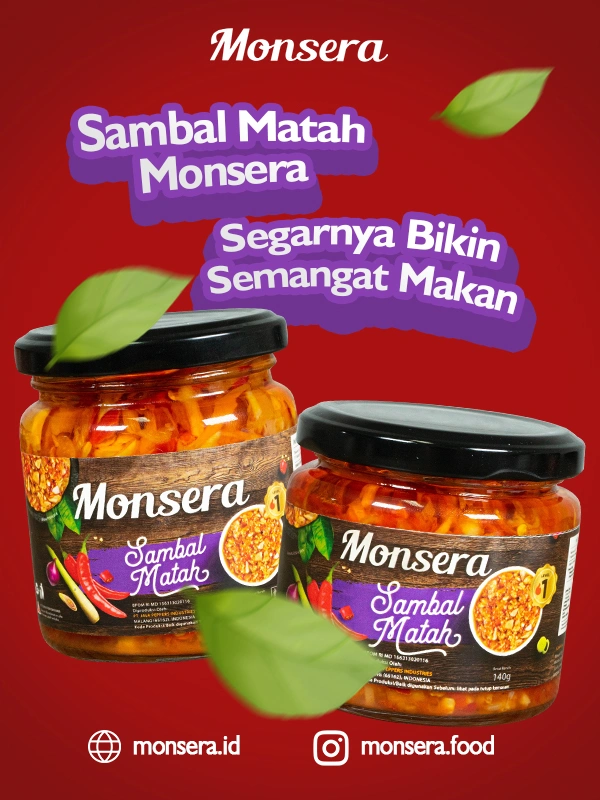 Sambal Matah Monsera, Segarnya Bikin Semangat Makan
