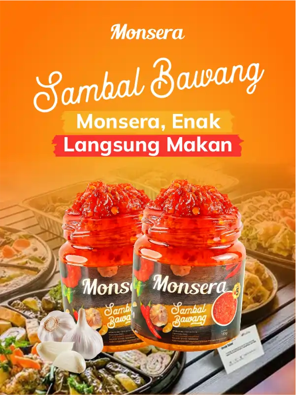 Sambal Bawang Monsera, Enak Langsung Makan