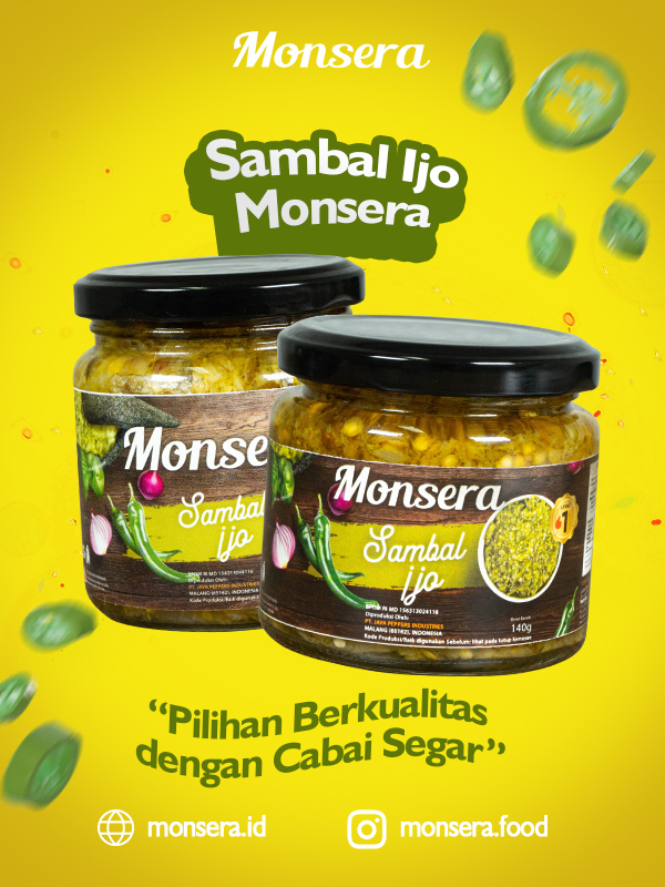 Sambal Ijo Monsera, Pilihan Berkualitas dengan Cabai Segar