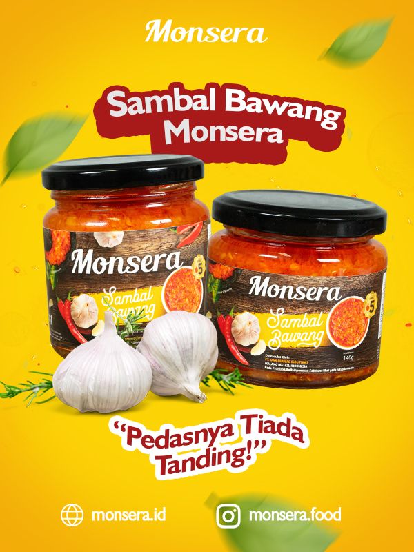 Sambal Bawang Monsera, Pedasnya Tiada Tanding