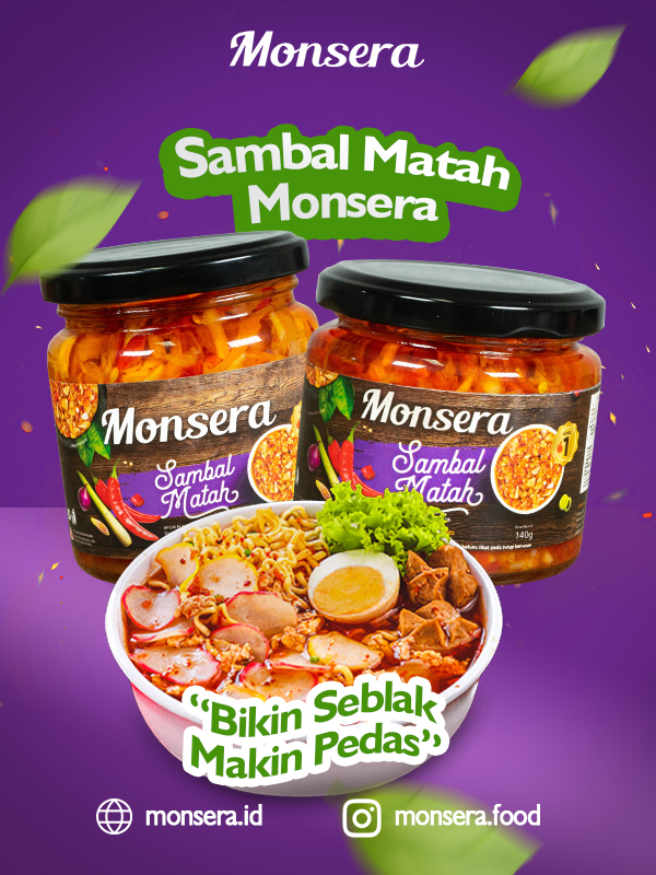 Sambal Matah Monsera, Bikin Seblak Makin Pedas
